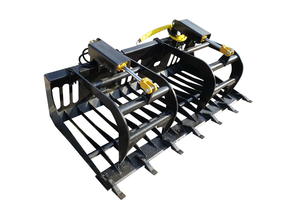 72" E-SERIES BOBCAT ROCK GRAPPLE SKIDSTEER ATTACHMENT UNIVERSAL QUICK ATTACH