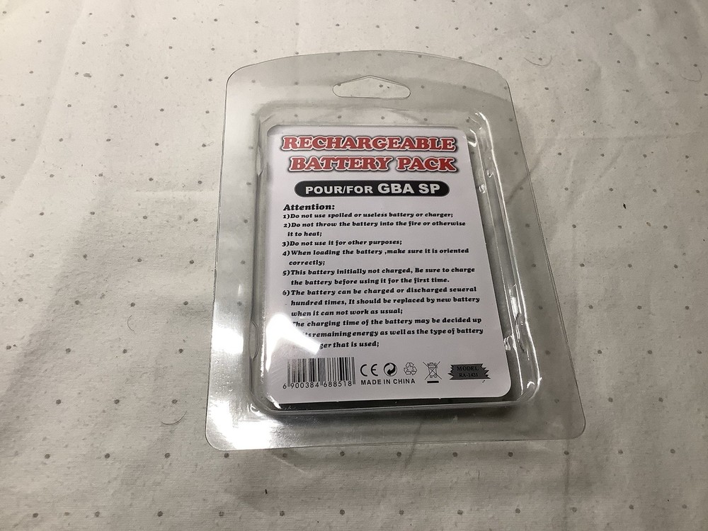 Gameboy Advance Sp Replacement Battery 850mAh