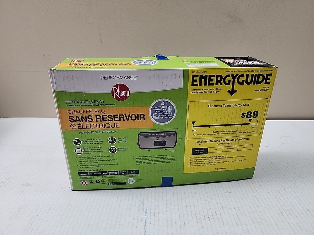 Rheem Performance 3.5 kW 0.68 GPM 120V Point of Use Electric Water Heater