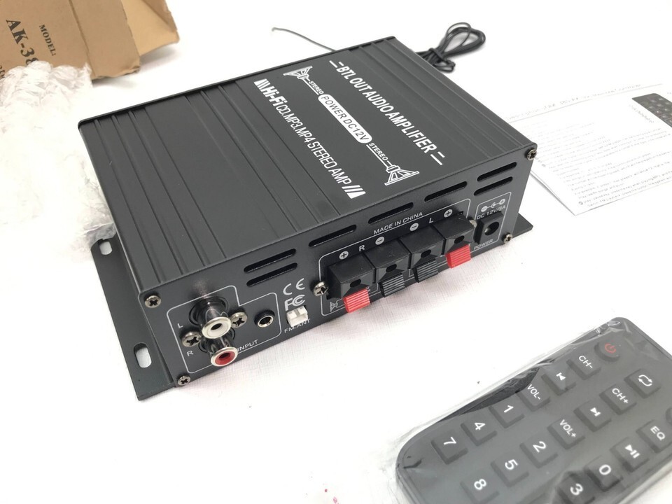 AK-380 Bluetooth Amplifier with Remote Control Function 2.0 Bluetooth Amplifi...