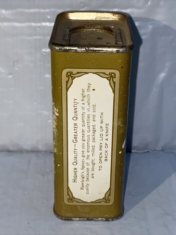 Rawleigh's Granulated NUTMEGS 3.25oz 1930's