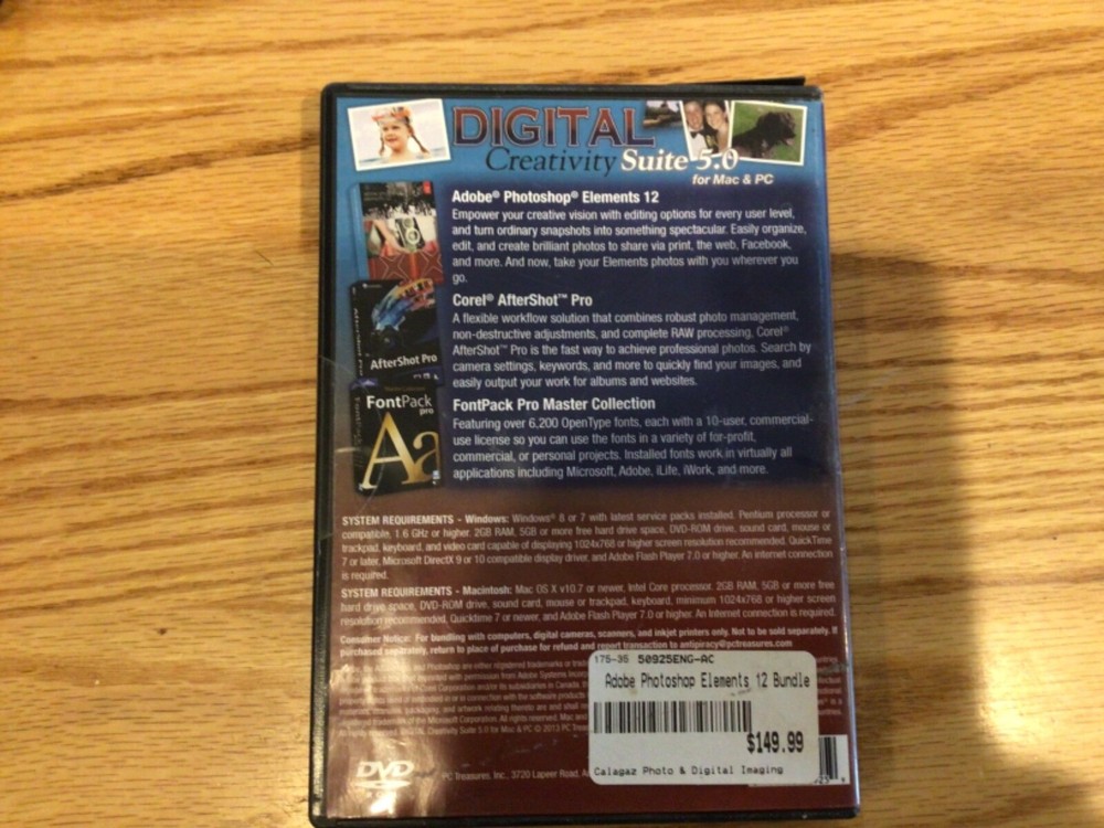 Digital Creativity Suite 5.0 for Mac & PC - DVD Rom