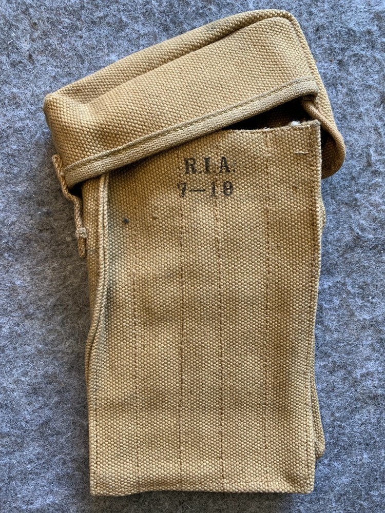 WWI US Canvas Field Belt Pouch