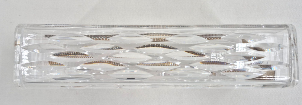 Vintage WILARDY Lucite & Brass Rectangular Tissue Box Holder/Cover