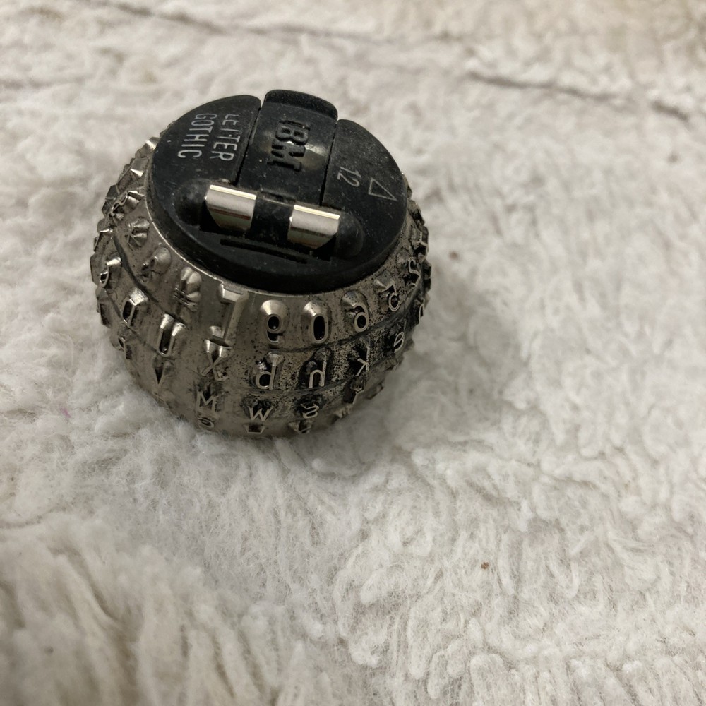 IBM Selectric "12" Letter Gothic Typewriter Ball