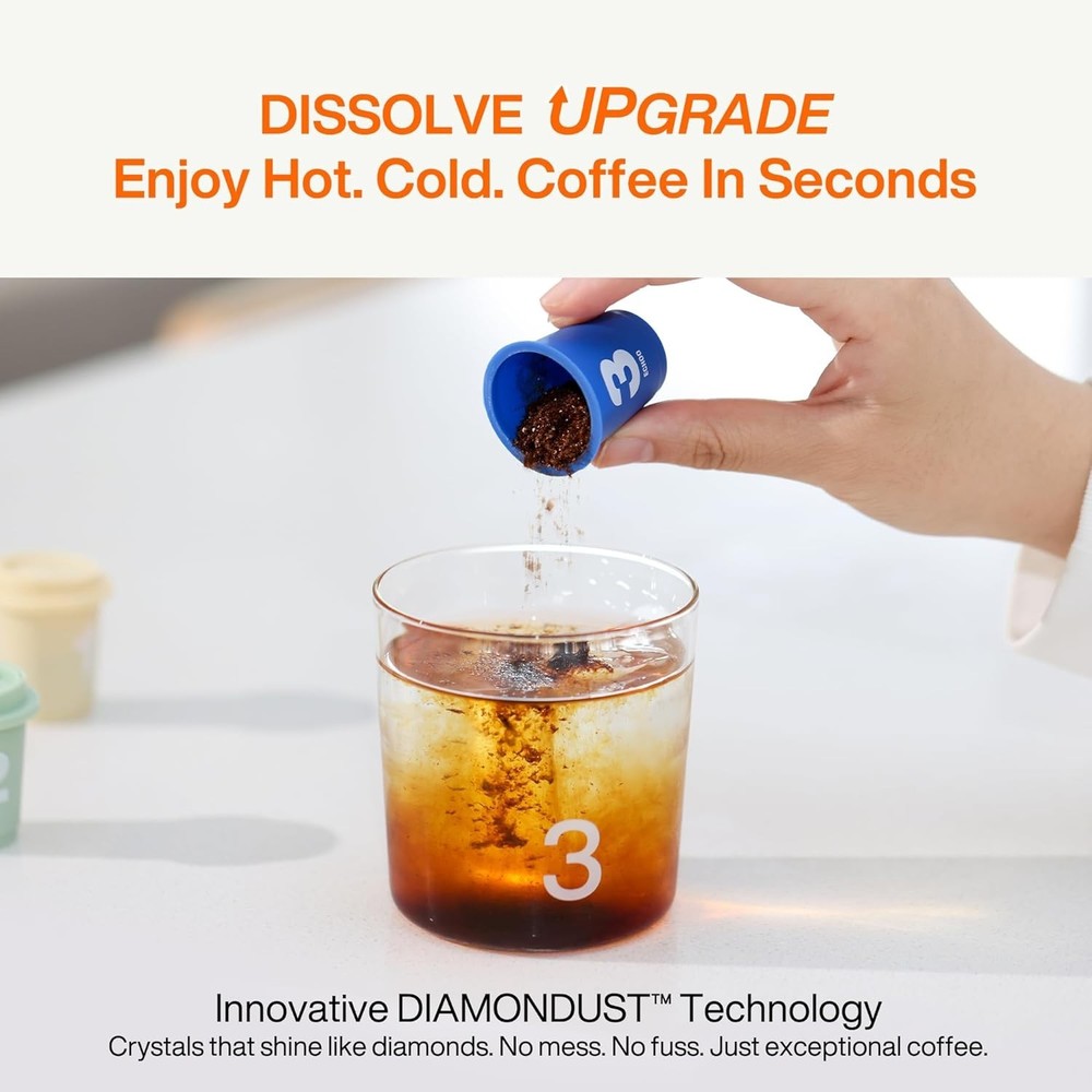 SATURNBIRD Instant Coffee Cold Brew - Light, Medium Roast Variety Pack