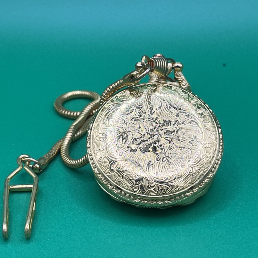 Regent Quartz Pocket Watch with Chain - Working Unused