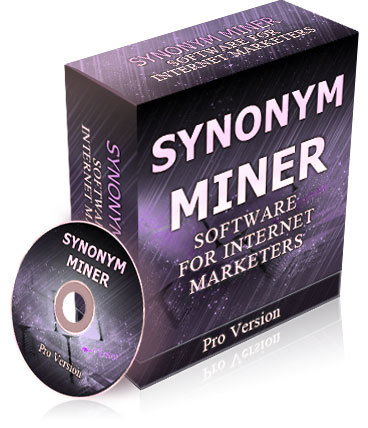 Synonym Miner Pro Software With Resell Rights