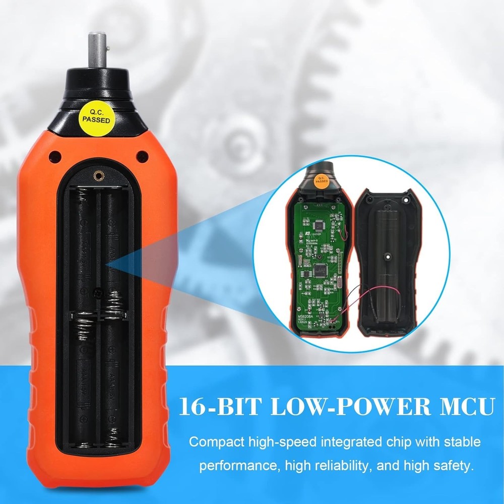 Portable Digital Tachometer with 100 Groups Data Logging - LCD Backlight
