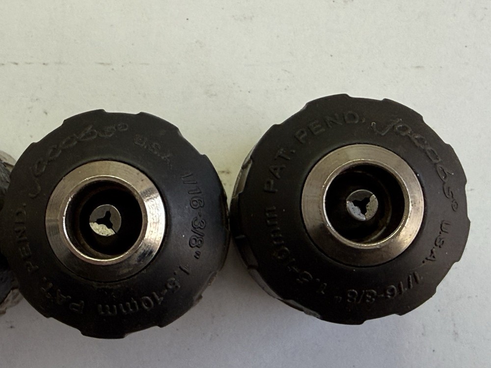 4 Jacobs Hand Tite Keyless Chucks Used
