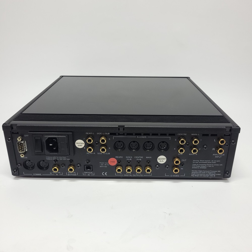 Meridian 565 Digital Surround Sound Processor 6.0 z3 with remote & original box!