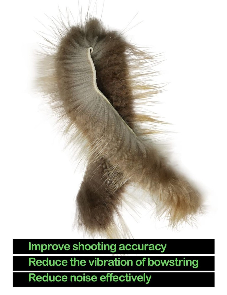 THREE ARCHERS Beaver Balls Bow String Silencers 2 Pack – Traditional Arche