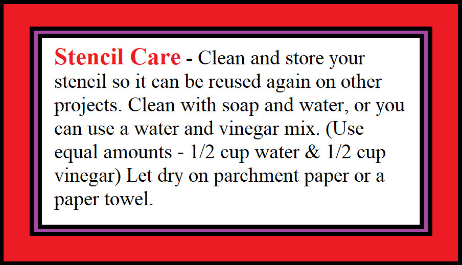 7"x10" Clear Plastic Stencil - Crab (ME174)*****