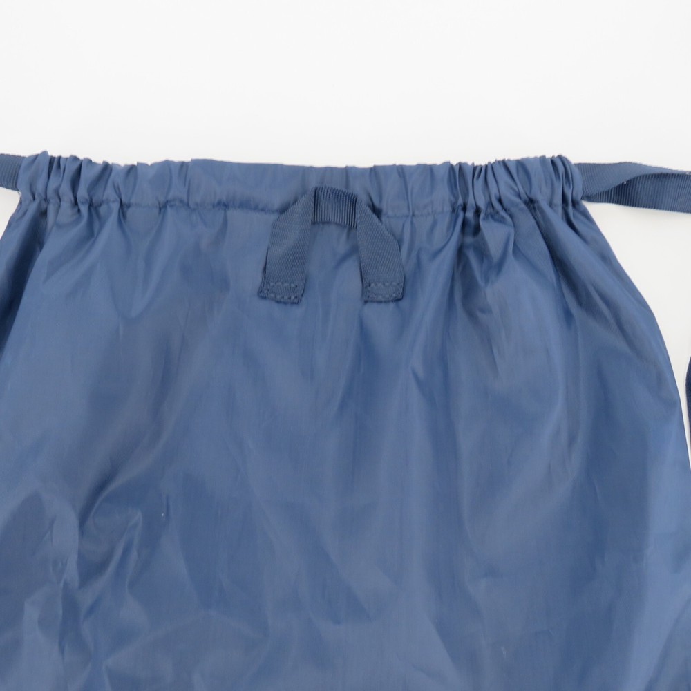 Skechers Strap Drawstring Top Navy Blue Polyester Backpack Tote - 20" X 16"