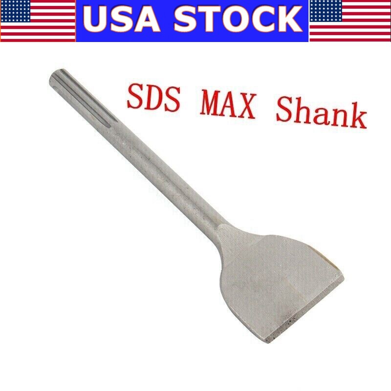 SDS Max Chisel 3'' x11'' SUNGATOR Heavy Duty Rotary Hammer Flat Chisel Bit Tool