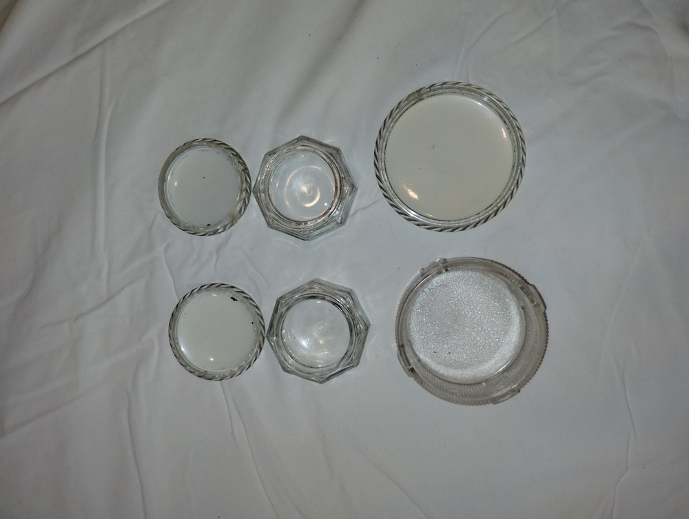 Vintage 8piece Vanity Set With Box. Complete Cottage Core