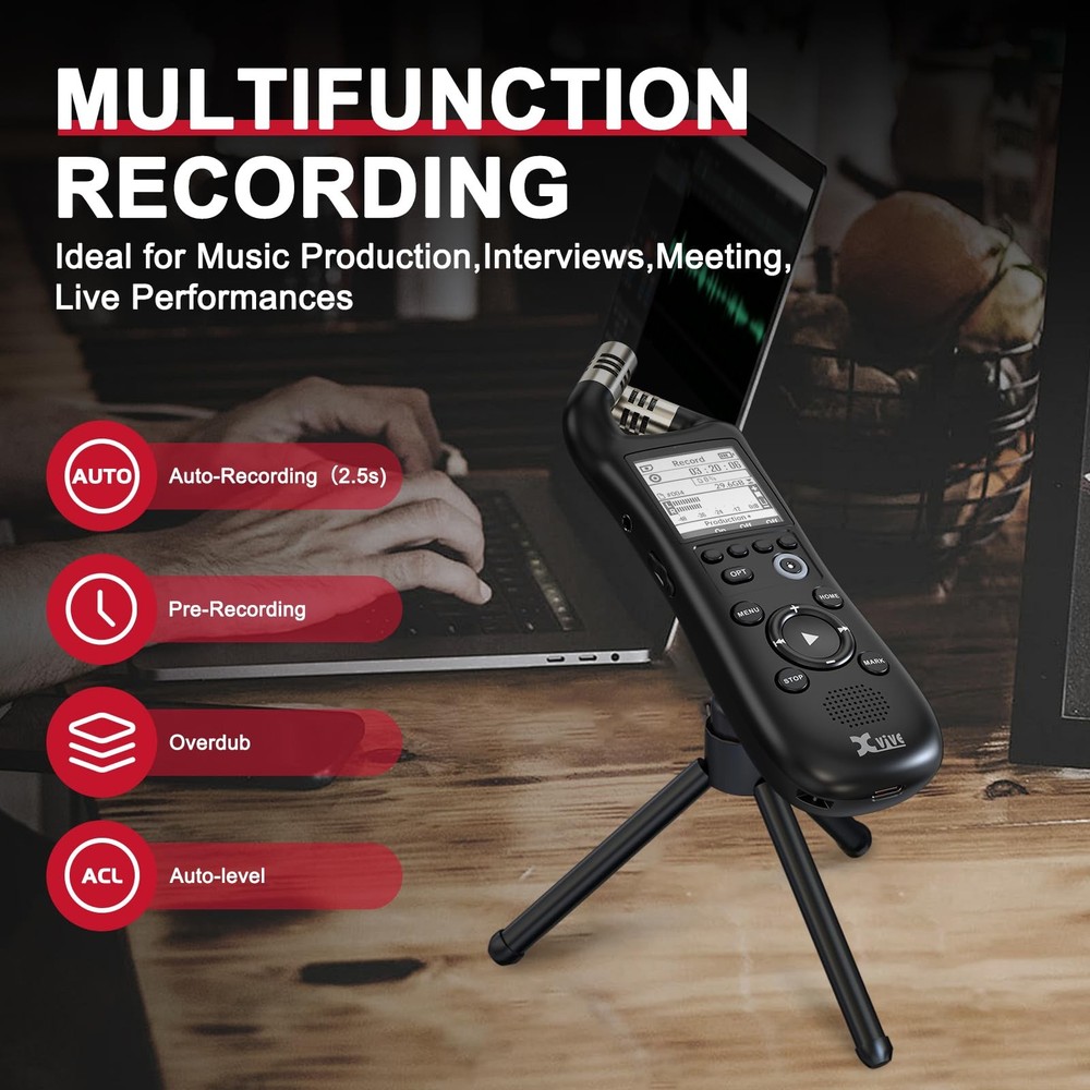XV1-R Portable Stereo Recorder and Audio Interface