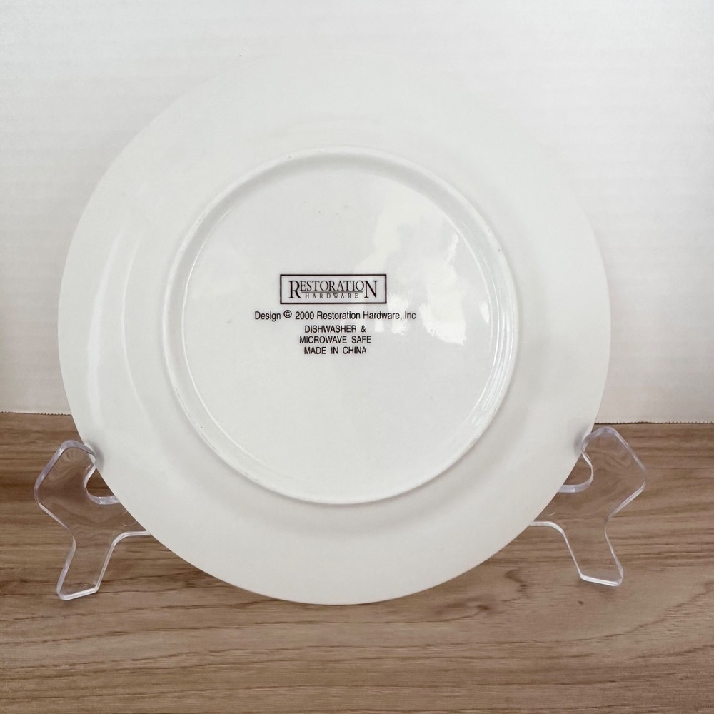 Restoration Hardware STILTON CHEESE PLATE Replacement 7.5" Classic Cheese Set