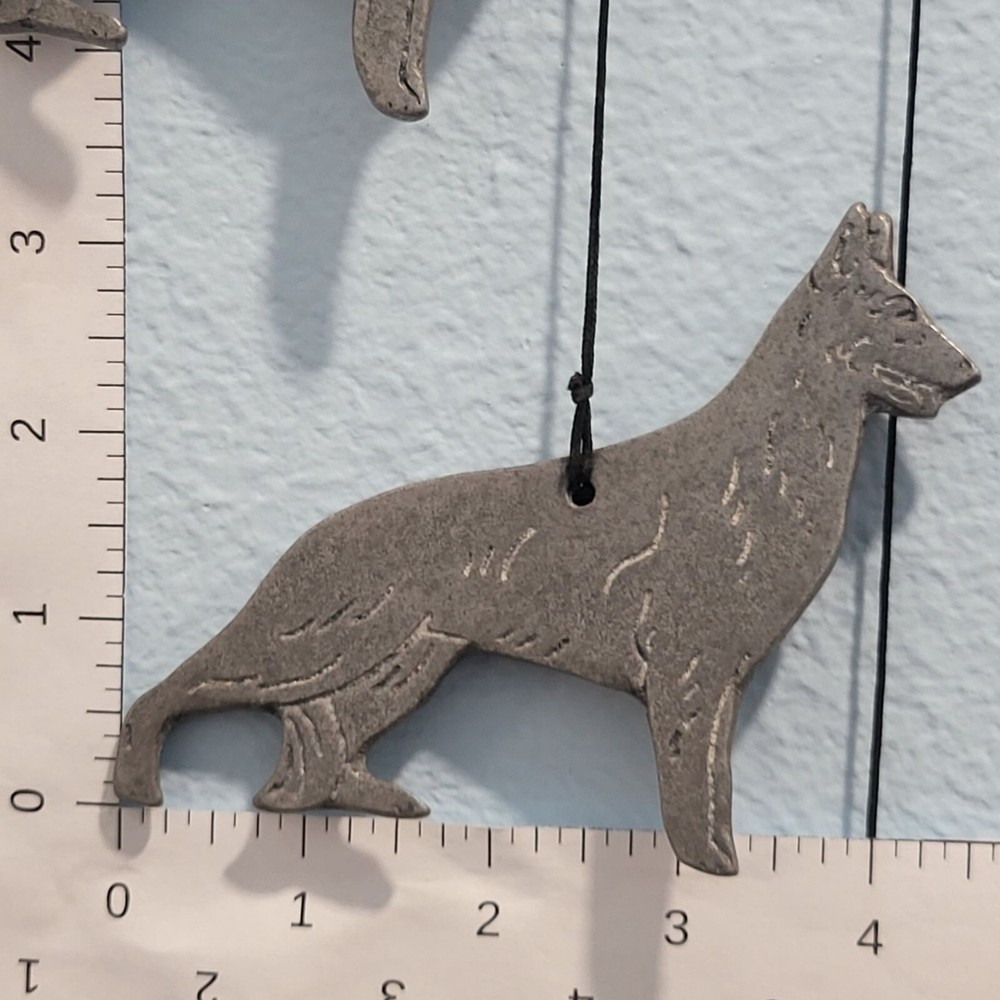 Metal German Shepherd Dog Wind Chimes