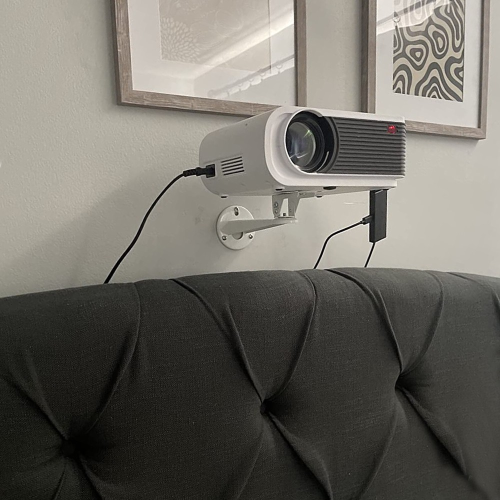 360°Adjustable Mini Projector Wall Mount for CCTV Surveillance Cameras Webcam