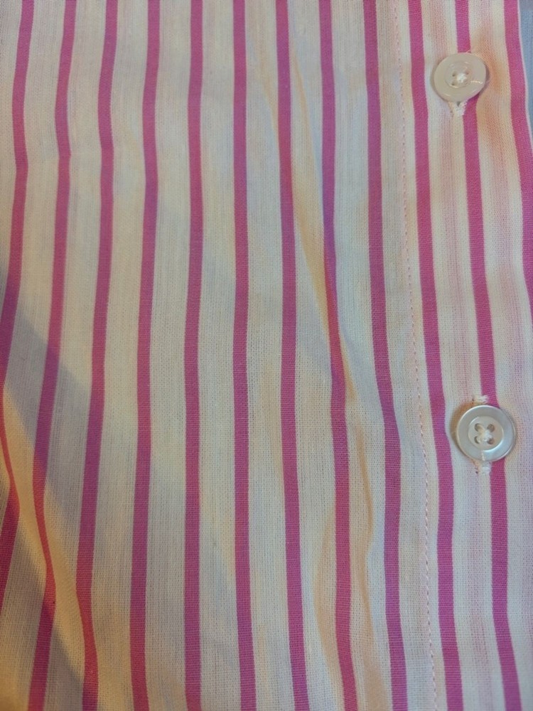 Classic Pink Striped Button-Up Shirt
