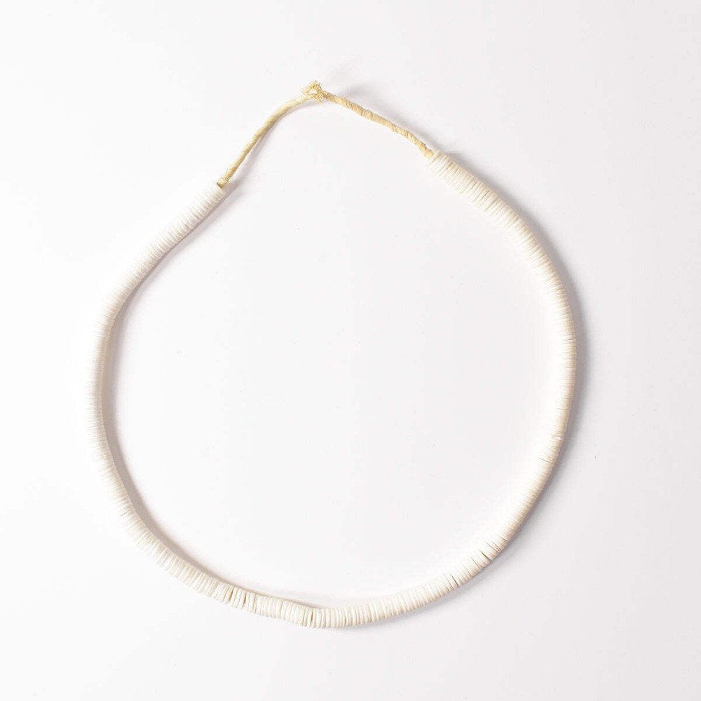 Thin Bone Heishi White Trade Beads Kenya