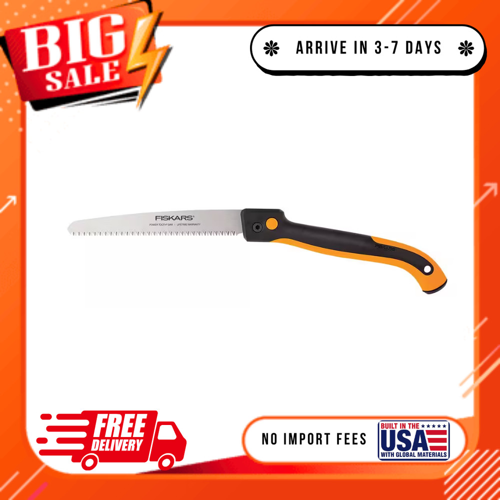 Fiskars Power Tooth Softgrip 10 in. Blade Pruning Saw