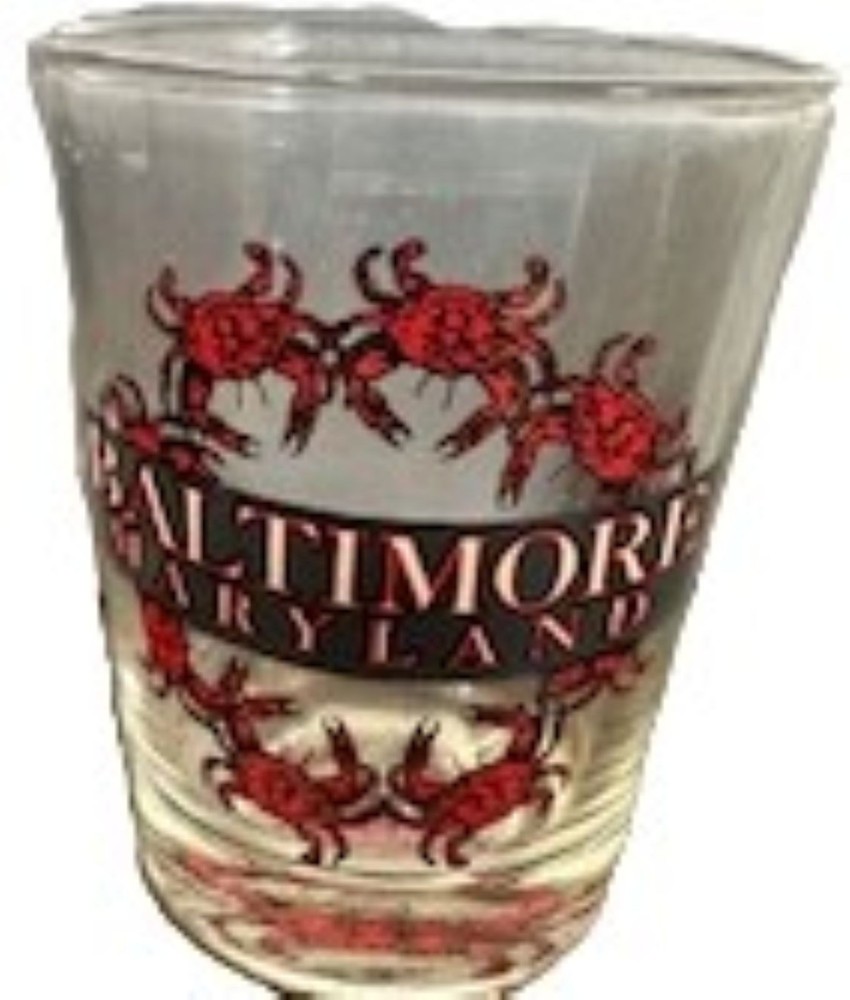 Baltimore Md Crabs Shot glass