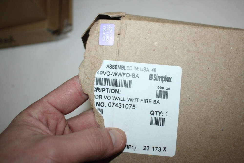 Simplex Addressable Strobe Light Fire Alarm 49VO-WWFO-BA