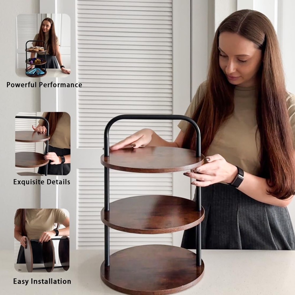 Cupcake Stand 2 Pack, Tower-Style Value Set for 100 Cupcakes - Large 3-Tier Dess