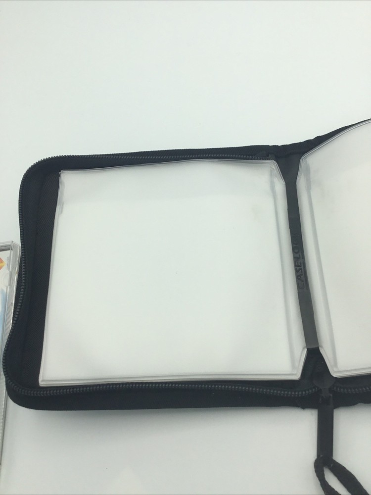 Case Logic CD/DVD/Blu-ray Case Wallet 24 Discs Black Zippered