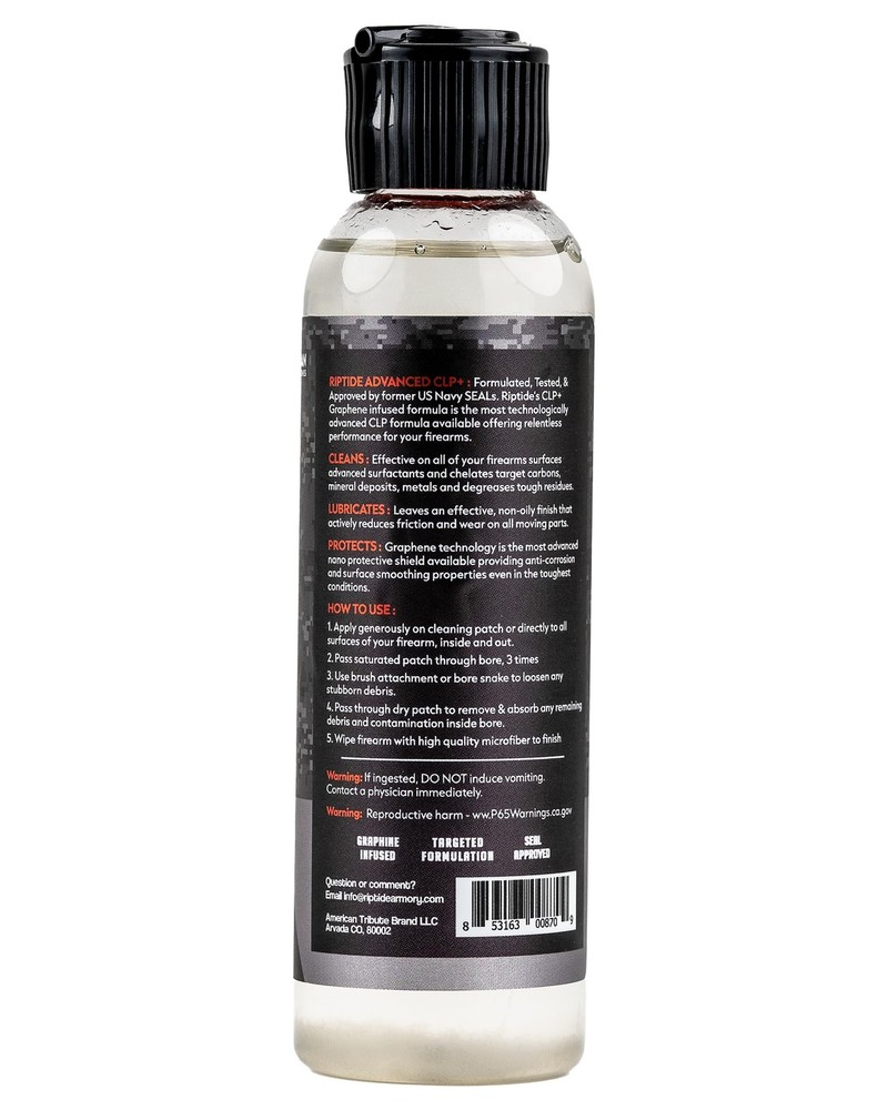 Riptide Armory CLP+ Graphene - Cleans, Lubes, Protects for Firearms