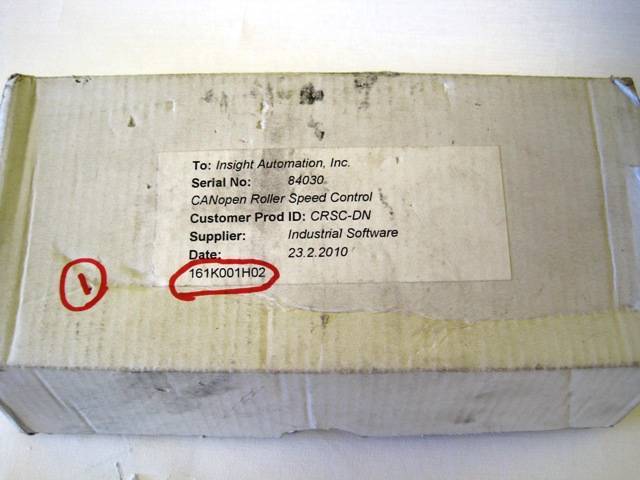 NEW Industrial Software ConveyTrax CANOpen Roller Speed Control