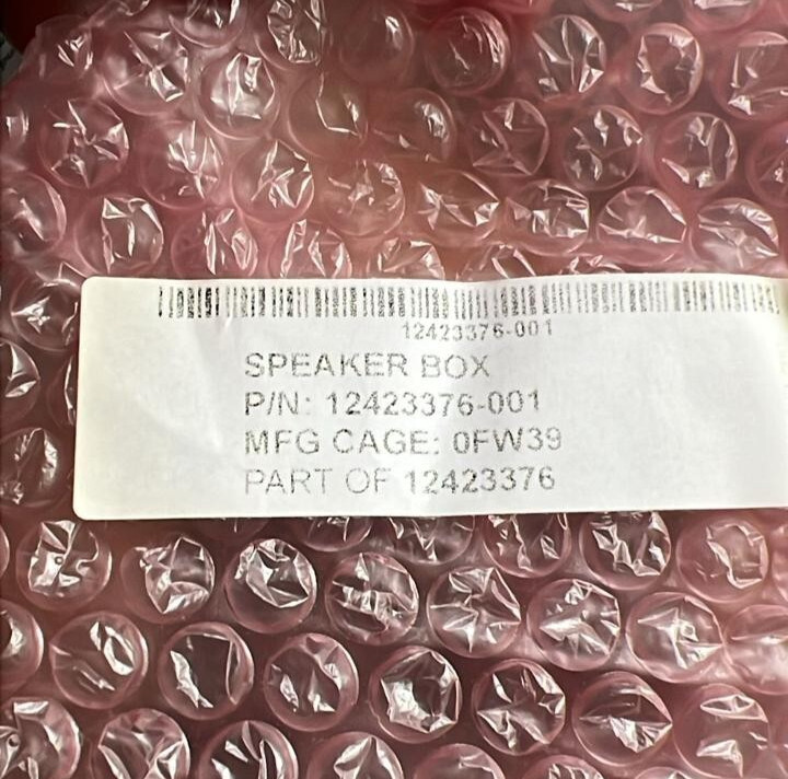 Speaker box & Microphone Set US Military Radio Control Intercommunication