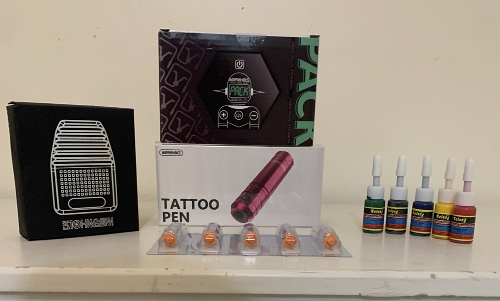 Wormhole Tattoo Pen Kit For Beginners Unopened