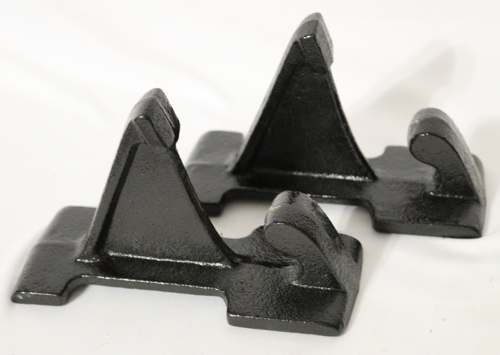 Durable Cast Iron Fireback Feet Set of 2
