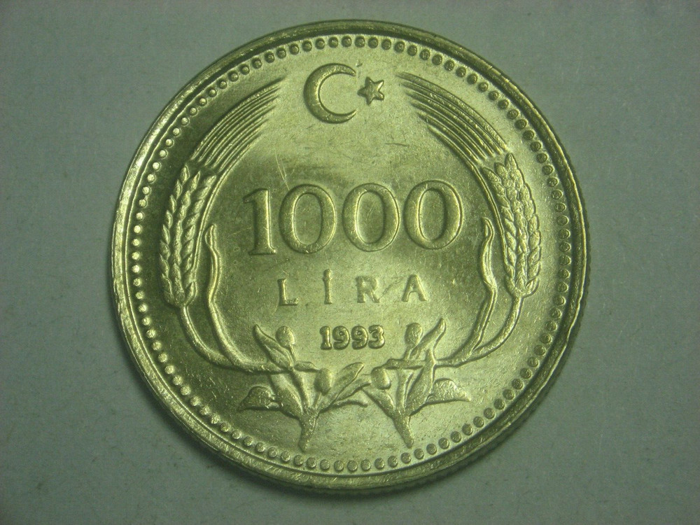TURKEY    1000 Lira    1993