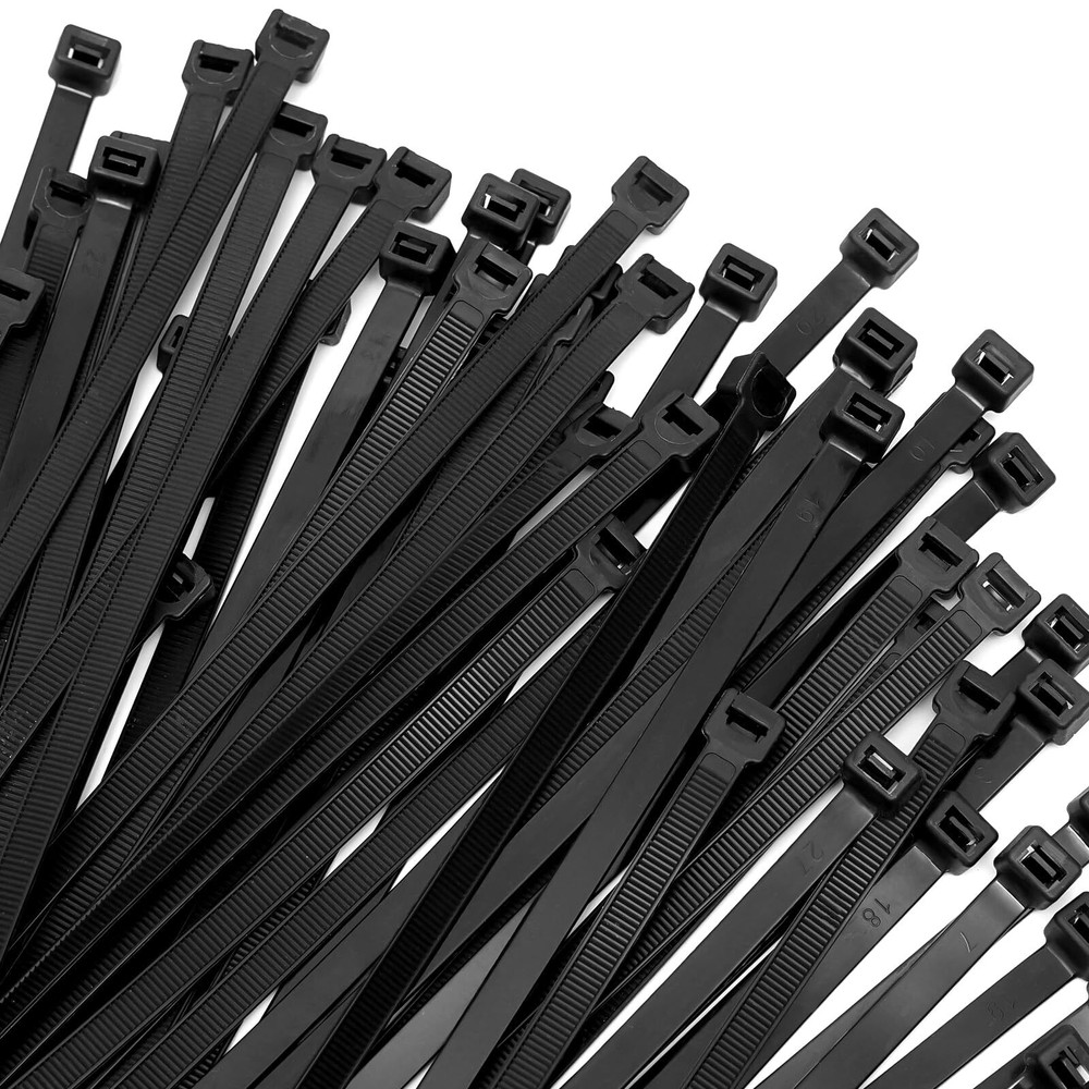 Cable Zip Ties，600PCS Multi-Purpose Nylon Zip Ties,Assorted Sizes