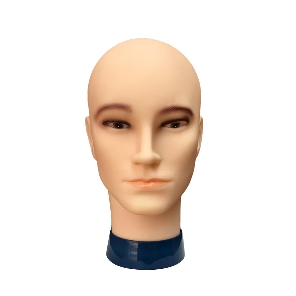 Male Bald Mannequin Head Training Head Manikin