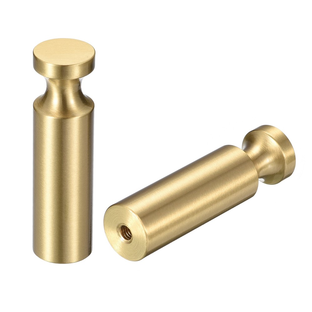 Decorative Wall Hooks, 2Pcs - Solid Brass Entryway Coat Hooks (15mm x 54mm)
