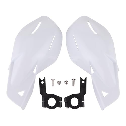 7/8" Handlebar Hand Brush Guards Protector Handguards Assy Replacement White