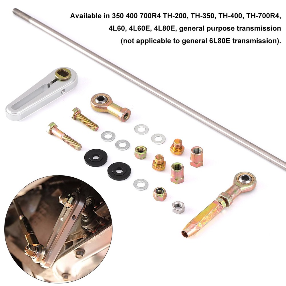 💥21"Adjustable Column Shift Linkage Kit ACA-1800 For GM TH350 TH400 4L60E&Ford