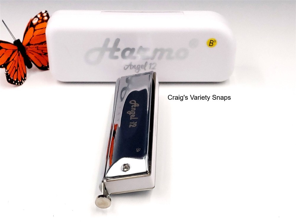 Harmo Angel 12 Harmonica, with Case Bb Chromatic