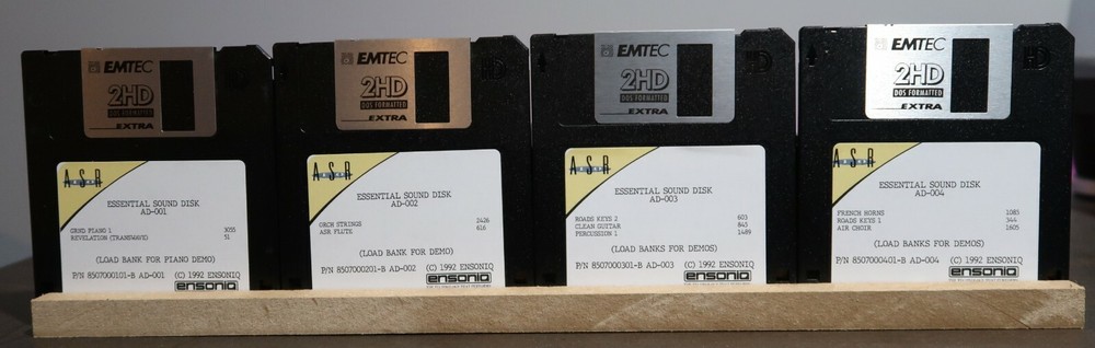 Custom ASR-10 Starter Kit Disk Set - OS 3.53 Boot Disk & Factory Library Set
