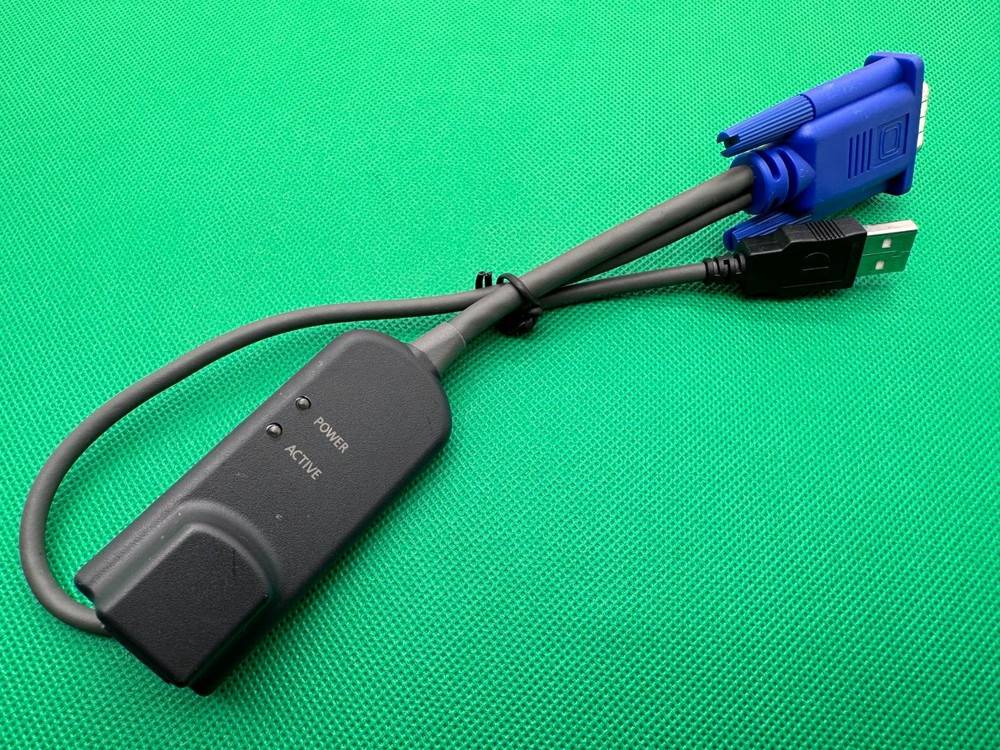 Avocent DSAVIQ-USB2 PLX1-1711 KVM Server Interface Cable Module 520-430-505