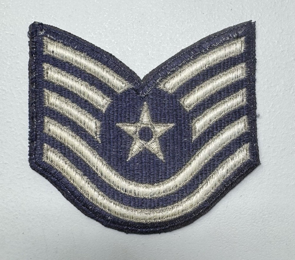 US Air Force Technical Sergeant TSGT Chevron Patches Full Color