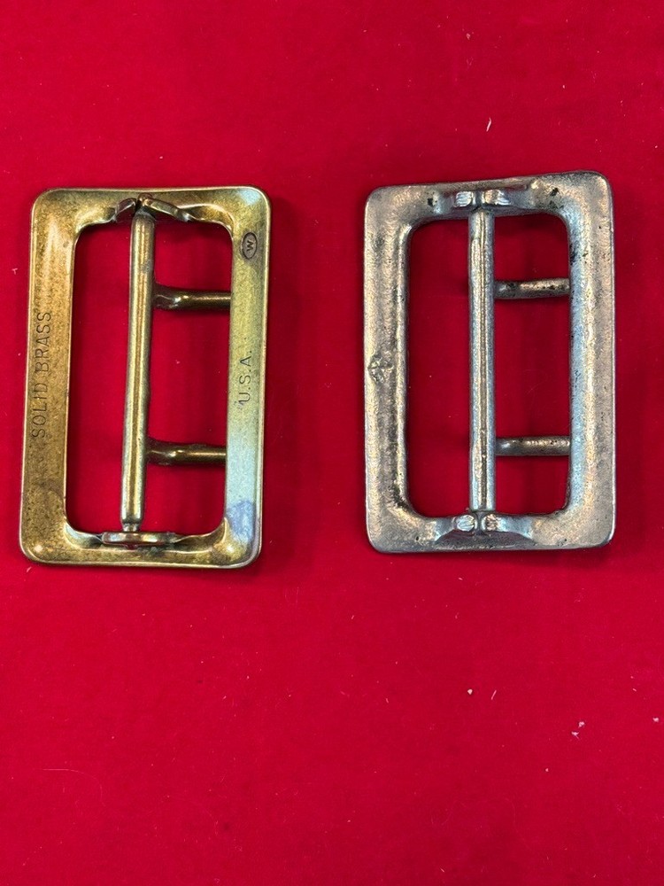 2 1/4" Solid Brass Sam Browne Buckle N & J, USA