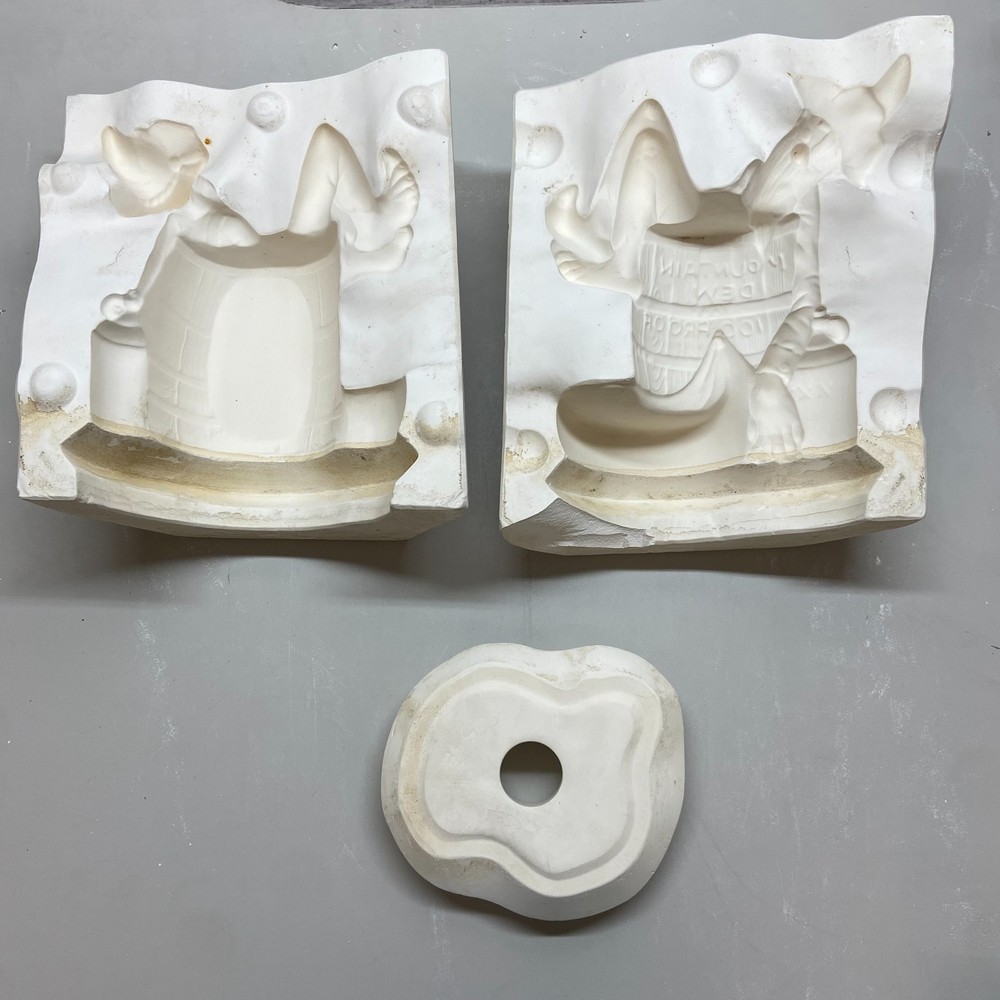 Ceramic Slip Casting Mold Hilly Billy Over Nighter Alberta’s