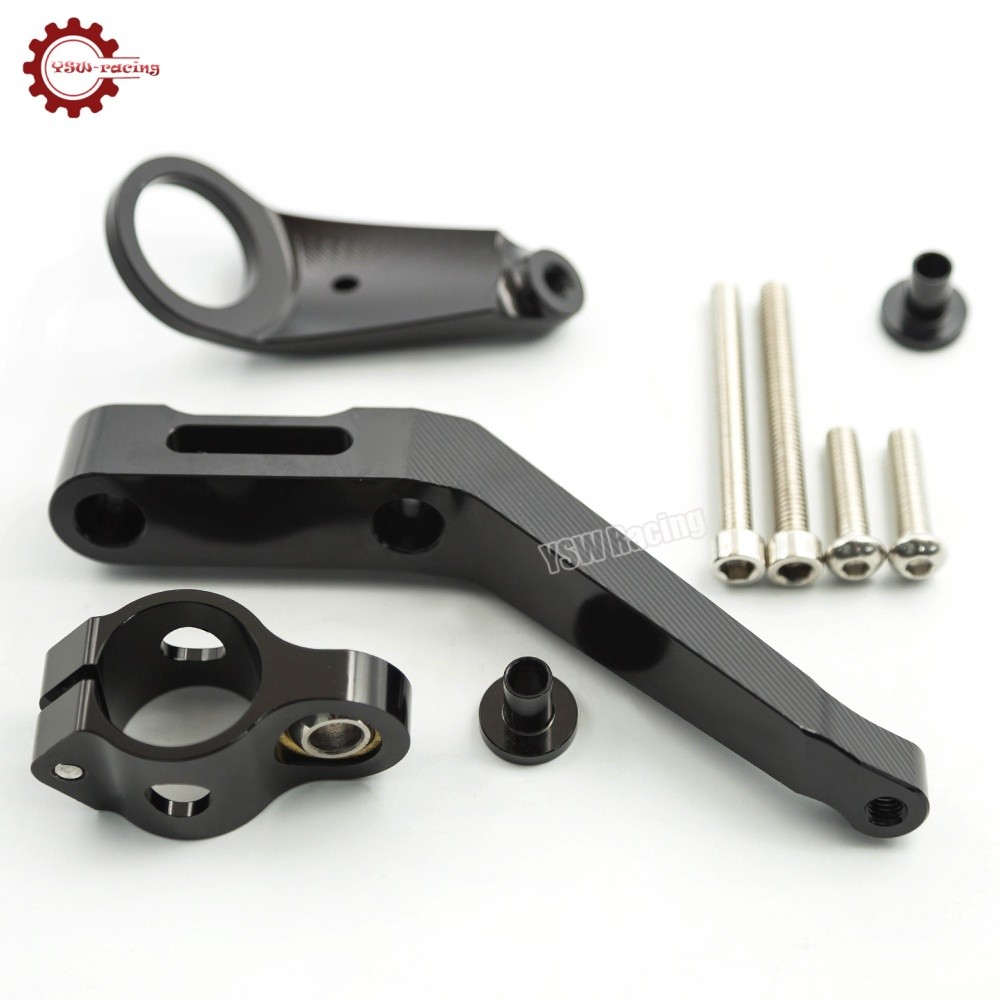 For Honda CBR954RR 2002 2003 CNC Steering Damper Stabilizer Bracket Mount Kits