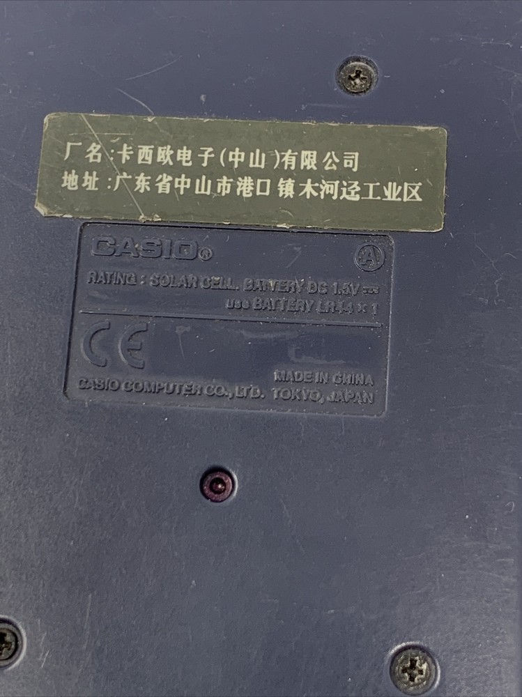 CASIO fx-991MS CALCULATOR S-VPAM - Tested & Works